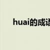 huai的成语大全四个字（huai的成语）