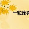 一粒瘦减肥真的有效吗（一粒瘦）