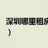 深圳哪里租房便宜环境好（深圳哪里租房便宜）