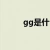 gg是什么牌子鞋子（gg是什么）
