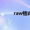 raw格式是什么意思（raw格式）