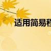 适用简易程序的案件（适用简易程序）