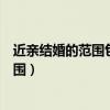 近亲结婚的范围包括什么和三代以内的什么（近亲结婚的范围）