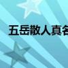 五岳散人真名姚博的现任妻子（五岳散人）