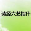 诗经六艺指什么表现手法（诗经六艺指什么）