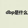 dbp是什么意思医学（dbp是什么意思）