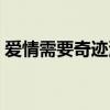 爱情需要奇迹演员表及图片（爱情需要奇迹）