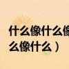 什么像什么像什么一般写仿写句子（什么像什么像什么）