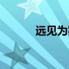 远见为实什么意思（远见为实）