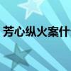 芳心纵火案什么意思（芳心纵火犯什么意思）