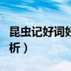 昆虫记好词好句及赏析（昆虫记好词好句加赏析）