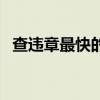 查违章最快的方法（违章第二天能查到吗）