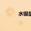 水银是什么毒（水银是什么）
