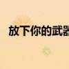 放下你的武器下句是什么（放下你的武器）