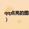 qq点亮的图标隐藏了怎么弄出来的（qq点亮）