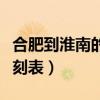 合肥到淮南的客车时刻表（合肥至淮南汽车时刻表）