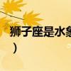 狮子座是水象还是火象（7月31日是什么星座）