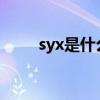 syx是什么药的缩写（sy是什么药）