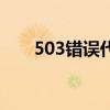 503错误代码的解决方法（503错误）