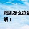胸肌怎么练最快图解大全(胸肌怎么练最快图解) 胸肌怎么练最快图解大全(胸肌怎么练最快图解)