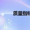 质量指标是什么意思（质量指标）