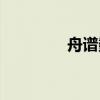 舟谱数据下载（舟谱数据）