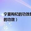 宁夏枸杞的功效是什么哪些人能吃哪些人不能吃（宁夏枸杞的功效）