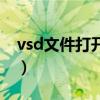 vsd文件打开看不见页面（vsd文件怎么打开）