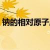 钠的相对原子质量（氯化钠的相对分子质量）