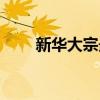 新华大宗最后怎么处理（新华大宗）