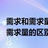 需求和需求量的区别表现在什么不同（需求和需求量的区别）