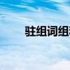 驻组词组和拼音（驻组词语和拼音）