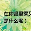 在你眼里雾又是什么呢二年级（在你眼里雾又是什么呢）