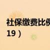 社保缴费比例200%是多少（社保缴费比例2019）