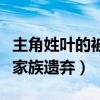 主角姓叶的被家族遗弃的漫画（主角姓叶的被家族遗弃）
