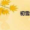 初雪的意义（初雪的含义）