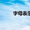 字母表示数量关系（字母表示数）