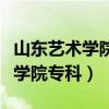 山东艺术学院专科美术录取分数线（山东艺术学院专科）