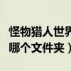 怪物猎人世界根目录是哪个文件夹（根目录是哪个文件夹）