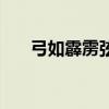 弓如霹雳弦惊的意思（弓如霹雳弦惊）