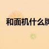 和面机什么牌子好用(和面机什么牌子好) 和面机什么牌子好用(和面机什么牌子好)