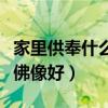 家里供奉什么佛像好供奉几尊（家里供奉什么佛像好）