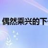 偶然乘兴的下一句(偶然乘兴的乘怎么读音) 偶然乘兴的下一句(偶然乘兴的乘怎么读音)
