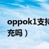 oppok1支持coloros11吗（oppok1支持快充吗）