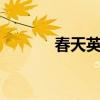 春天英语作文5句（春天英语）
