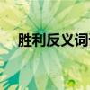 胜利反义词语是什么意思（胜利反义词）