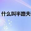 什么叫半路夫妻永远贼（半路夫妻永远是贼）