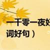 一千零一夜好词好句摘抄积累（一千零一夜好词好句）
