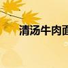 清汤牛肉面汤料配方（牛肉汤的配方）