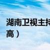 湖南卫视主持人舒高现状（湖南卫视主持人舒高）